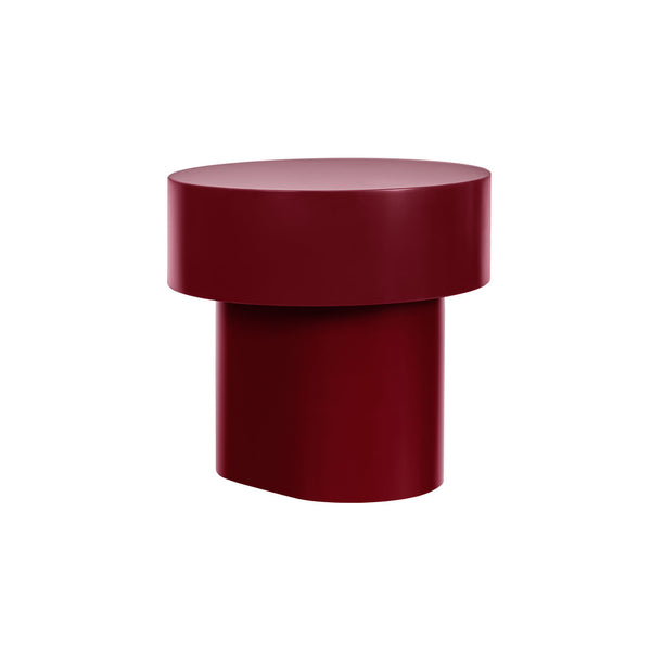 Stump Side Table Wine Red