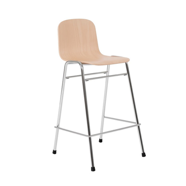 Touchwood Counter Chair Beech / Chrome