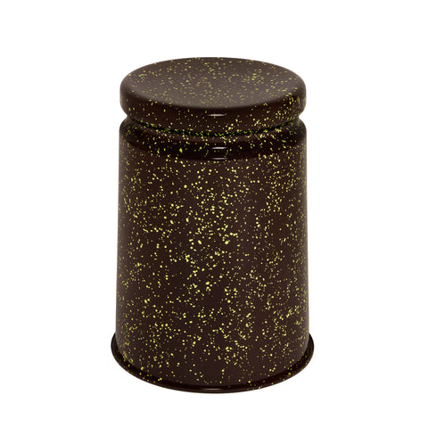 Last Stool Brown / Pale Lime Splatter