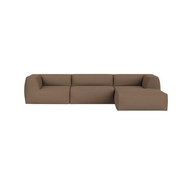 Great 3-seater Sofa Chaise Right Autumn 0361