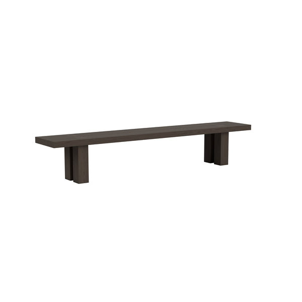 Max Bench 250 cm / 98.4 in Black Stained Ash