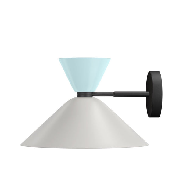 Alphabeta Wall Light Soft Blue / Silk Grey