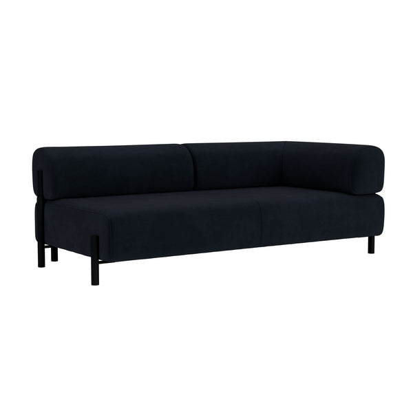 Palo 2-seater Sofa Chaise Right Velluto Coex VL30/Black