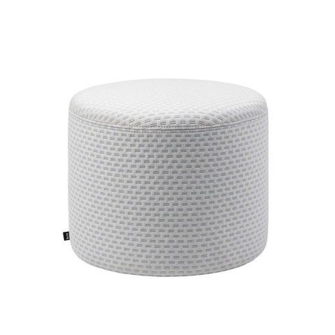Bon Pouf Round Light Grey