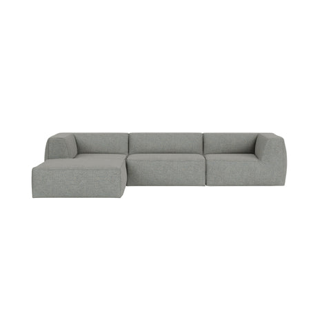 Great 3-seater Sofa Chaise Left Safire 0012