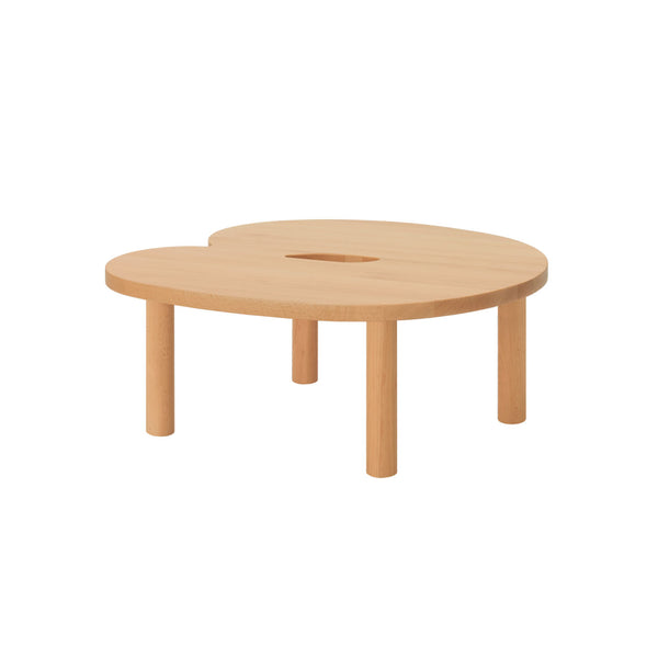 Worm Coffee Table Round Beech/Beech