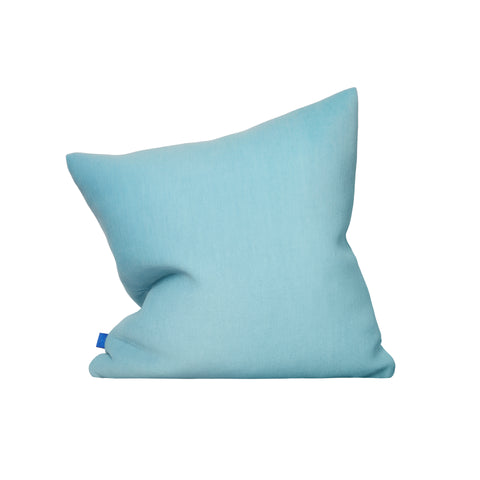 Velvet Cushion Medium Light Blue