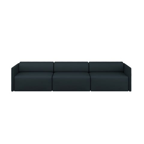 Palo Block 3-seater Sofa Low Back Pine