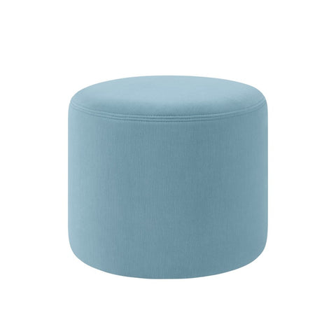 Bon Pouf Round Light Blue