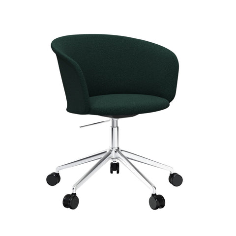 Kendo Swivel Chair 5-star Castors Pine / Polished